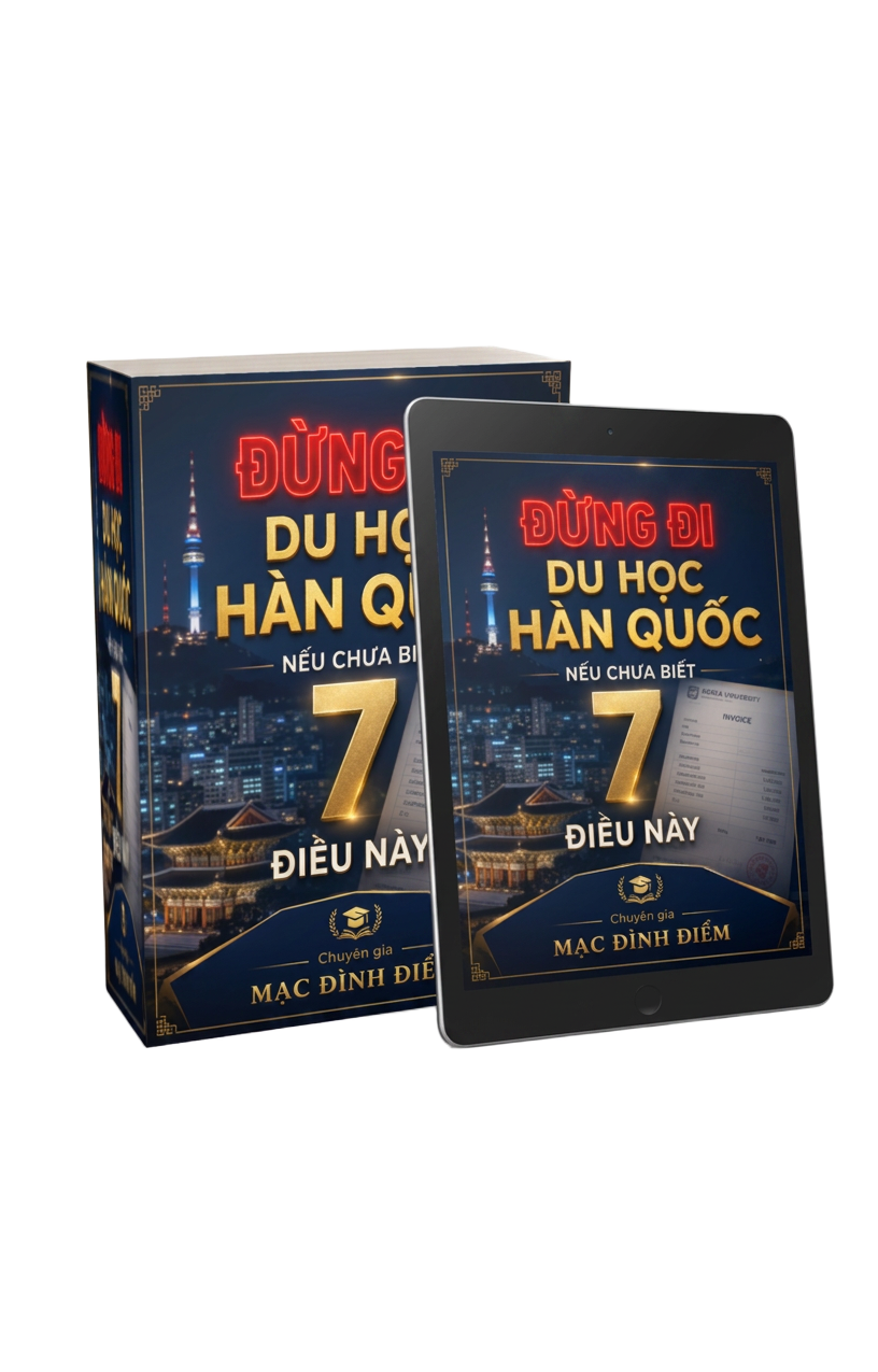 Ebook Cẩm Nang Du Học Hàn Quốc 2026 — Thầy Mạc Đình Điểm